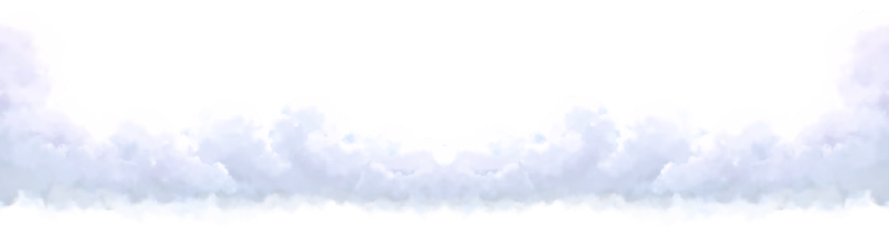 Cloud border transparent